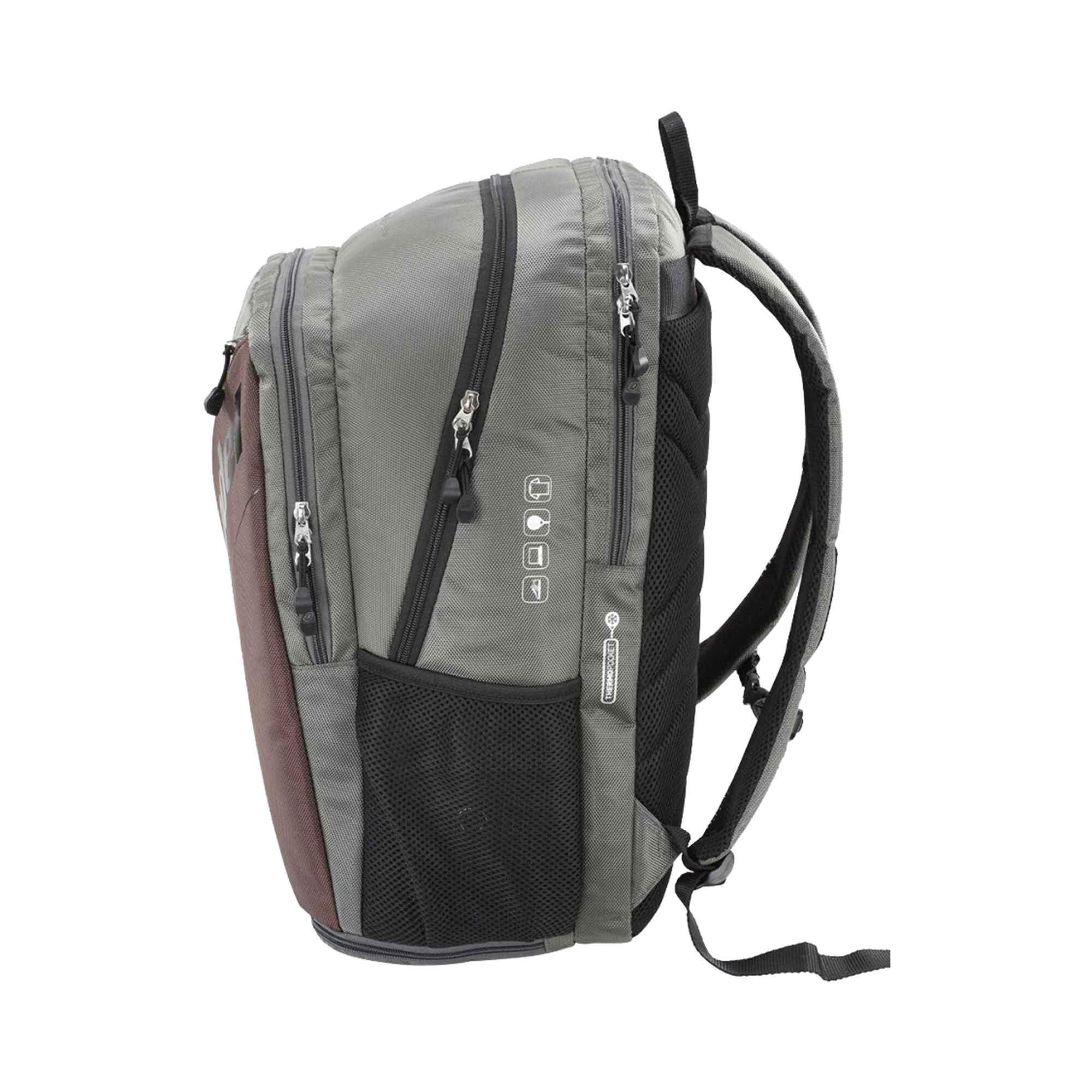 BULLPADEL VERTEX Zaino - Grigio, Marrone 6 BULLPADEL VERTEX Zaino - Grigio, Marrone - immagine 4