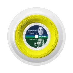 YONEX Poly Tour Pro Rotolo Di Corde 200m - Giallo