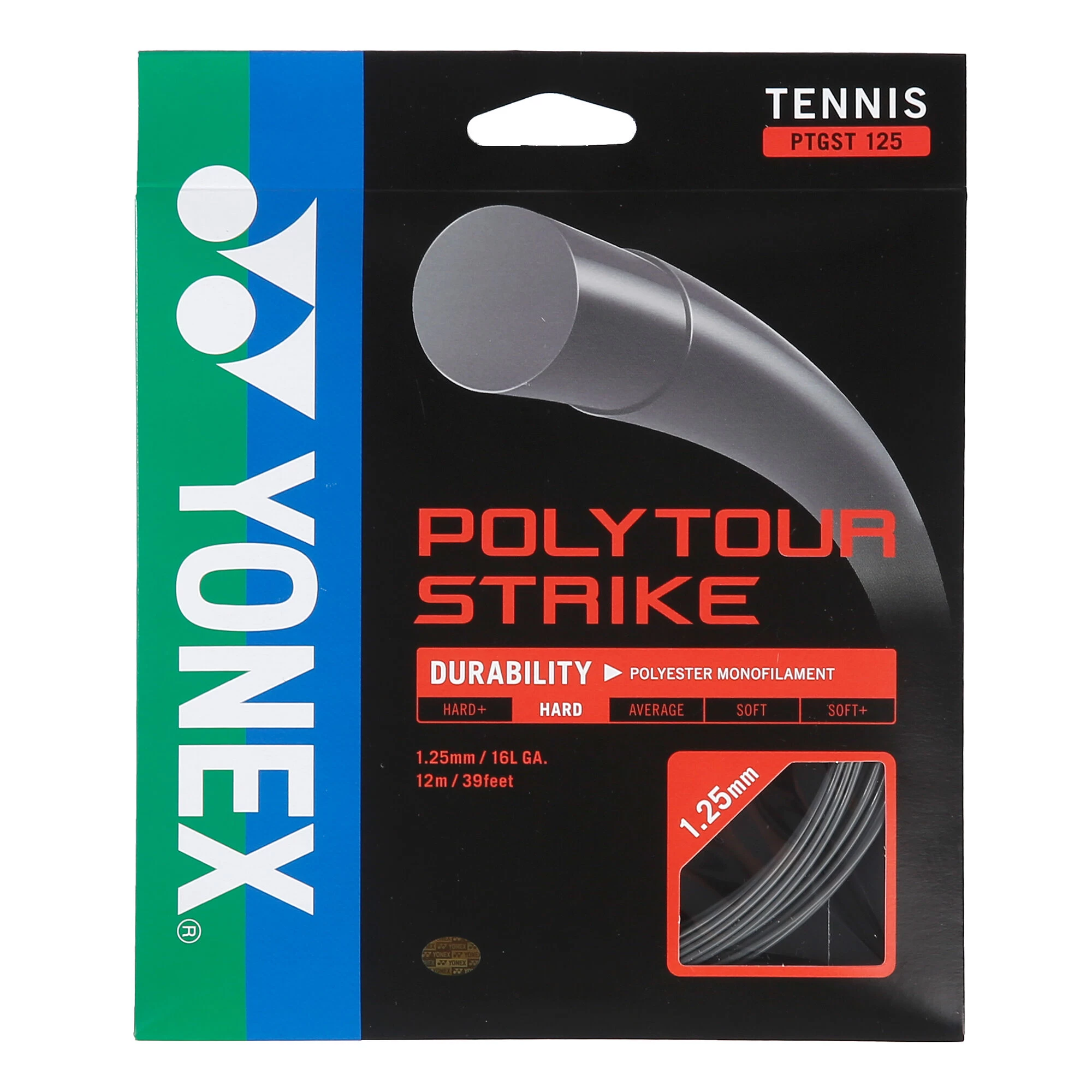 YONEX Poly Tour Strike Set Di Corde 12m - Grigio Scuro 3 YONEX Poly Tour Strike Set Di Corde 12m - Grigio Scuro
