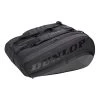 Dunlop CX Performance Thermo Borsa Per Racchetta Da 12 - Nero, Nero Brillante