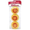 Wilson Starter Foam Balls (Stage 3) Sacchetto Da 3 2 Wilson Starter Foam Balls (Stage 3) Sacchetto Da 3 -Negozio di attrezzatura professionale per il tennis 0152400000 000