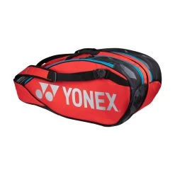 YONEX Pro Racquet Bag Borsa Per Racchetta Da 6 - Rosso, Nero -Negozio di attrezzatura professionale per il tennis 0152600000 0 1