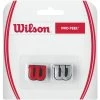 Wilson Pro Feel Antivibrazioni Confezione Da 2 - Argento, Rosso -Negozio di attrezzatura professionale per il tennis 0193700000 000
