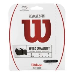 Wilson Revolve Spin Set Di Corde 12,2m - Nero