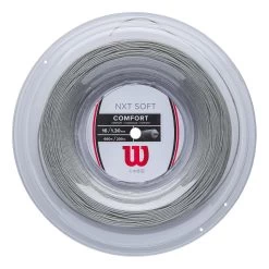 Wilson NXT Soft Reel Rotolo Di Corde 200m - Argento