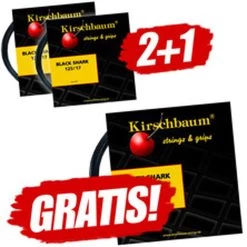 Shark (2+1 Aktion) Set Di Corde 12m - Nero