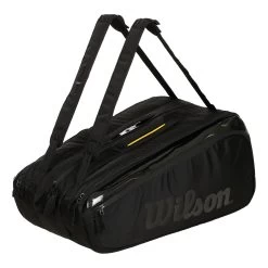 Wilson Super Tour Borsa Per Racchetta Da 15 - Nero -Negozio di attrezzatura professionale per il tennis 0219800000 0 1