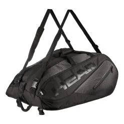 Head Tour Team 15R Megacombi Borsa Per Racchetta Edizione Speciale - Nero, Nero Brillante -Negozio di attrezzatura professionale per il tennis 0224800000 0 1