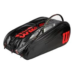 Wilson Elite Borsa Per Racchetta Da 15 Edizione Speciale - Nero, Rosso -Negozio di attrezzatura professionale per il tennis 0226400000 10