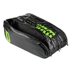 Wilson Elite Borsa Per Racchetta Da 15 Edizione Speciale - Nero, Lime -Negozio di attrezzatura professionale per il tennis 0226900000 11