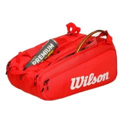 Wilson Super Tour Borsa Per Racchetta Da 15 - Rosso -Negozio di attrezzatura professionale per il tennis 0235900000 10