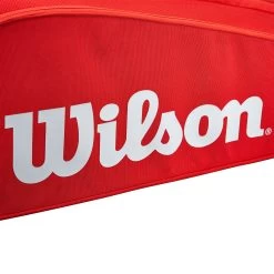 Wilson Super Tour Borsa Per Racchetta Da 15 - Rosso -Negozio di attrezzatura professionale per il tennis 0235900000 15