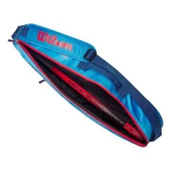 Wilson Junior Borsa Per Racchetta Da 3 - Blu, Arancione -Negozio di attrezzatura professionale per il tennis 0236700000 11