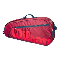 Wilson Junior Borsa Per Racchetta Da 3 - Rosso -Negozio di attrezzatura professionale per il tennis 0236900000 0 1