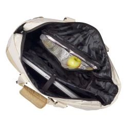 Wilson Women's Tote Borsa Sportiva - Bianco, Cachi -Negozio di attrezzatura professionale per il tennis 0238500000 16