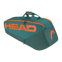 Head Pro Racquet Bag M Borsa Per Racchetta - Verde, Arancione