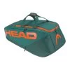 Head Pro Racquet Bag XL Borsa Per Racchetta - Verde, Arancione -Negozio di attrezzatura professionale per il tennis 0247100000 000