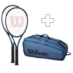 Wilson 2 Ultra 100L V4.0 In Aggiunta Borsa Per Racchetta