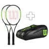 Wilson 2 Blade 98L V6.0 In Aggiunta Borsa Per Racchetta -Negozio di attrezzatura professionale per il tennis 03869000 000